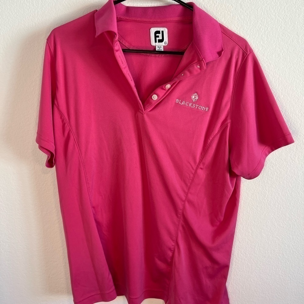 FJ‎ Foot Joy Ladies' Pink "Blackstone" Top XL
